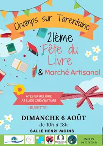 Fête du livre et foire artisanale à Champs sur Tarentaine
